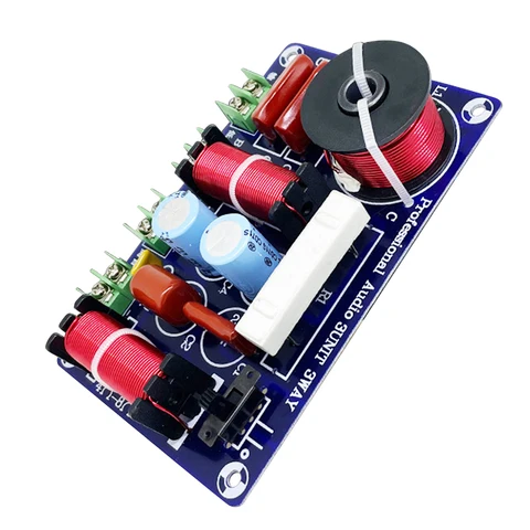Плата аудио-HiFi фильтра мощностью 250 Вт, 5200 Гц-5500 Гц, 3-полосный кроссовер фильтра динамиков