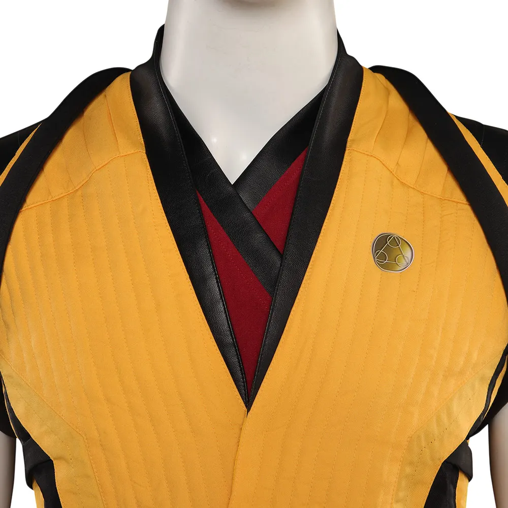 Фото Костюм для косплея Mortal Kombat Scorpion, мужские костюмы, фантастическая одежда для ролевых игр, костюм для Хэллоуина, карнавала, детской одежды №4