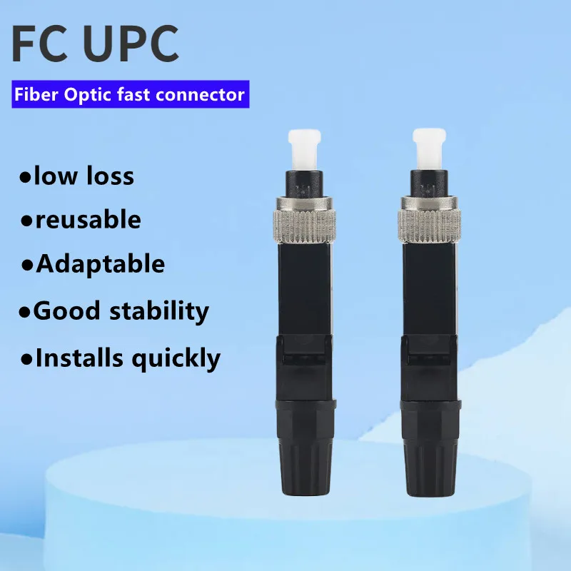 Бесплатная доставка 10 50 100 шт./лот FC UPC Быстрый коннектор волоконно-оптический