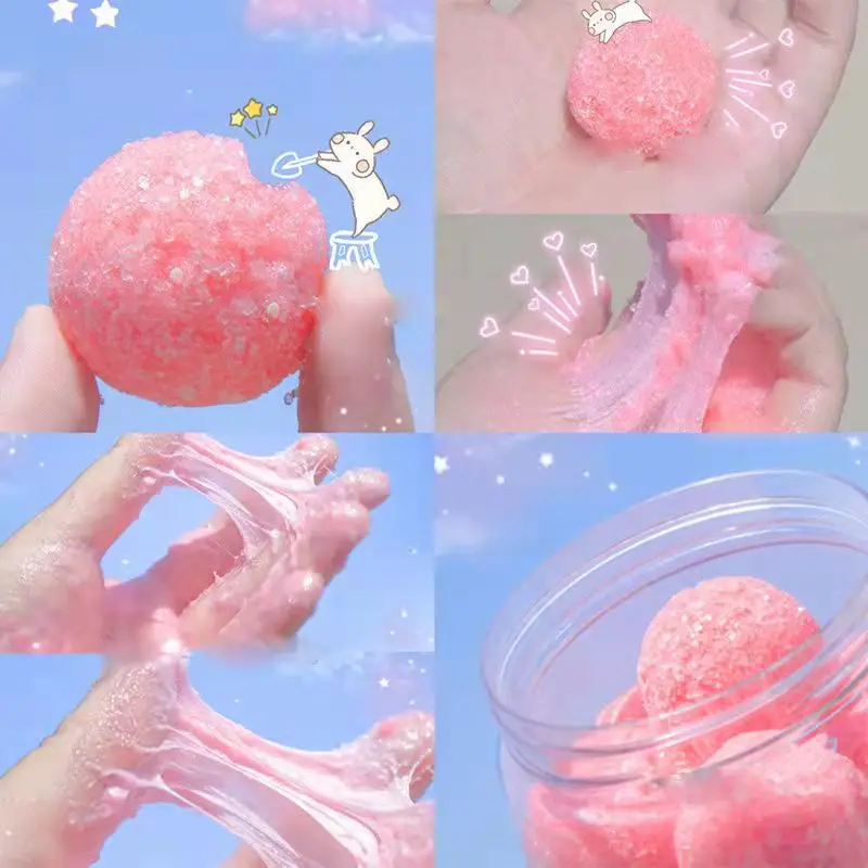 Sugar Cube Body Scrub Exfoliator Brighten Tone Removing Dead Skin Acne Improve Rough Bath Ball Candy Scrubs 6pcs/bottle