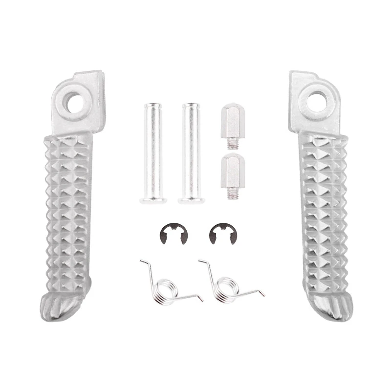 

Motorcycle Front Rear Footrests Foot pegs for YAMAHA YZF R1 YZR-R6 98-04 05 06-14