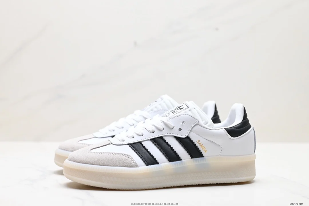 Кроссовки Мужские Женские Adidas Originals SambaX XLG Повседневная Износостойкая Обувь