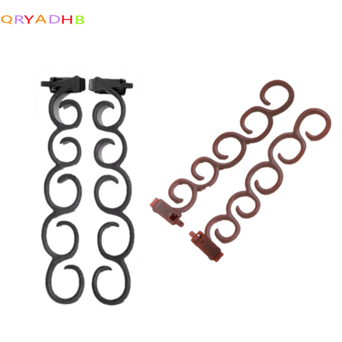 

BB Clip Braid Artifact Tool for Women's Hairdressing Hairstyles on Both Sides of Hair (Products: 2 Brown, 2 Black,)