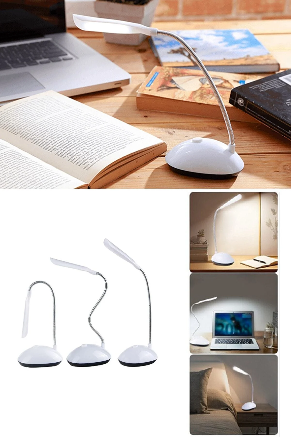 

LED Desk Lamp Creative Foldable Dimable Touch Table Lamp Night Light Touch Dimming Portable Lamp