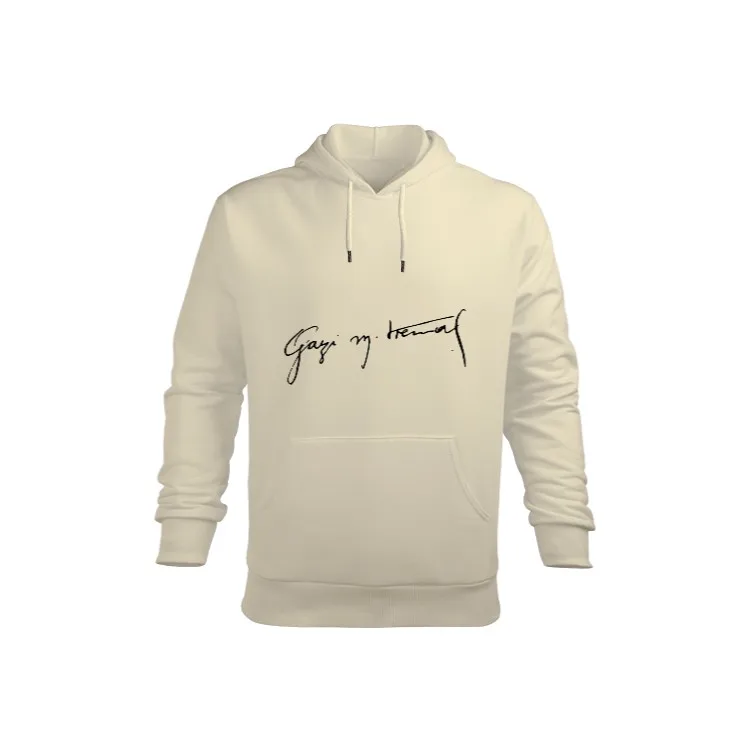 Diagon Yolu Мужская толстовка с капюшоном и капюшоном с подписью Ататюрка