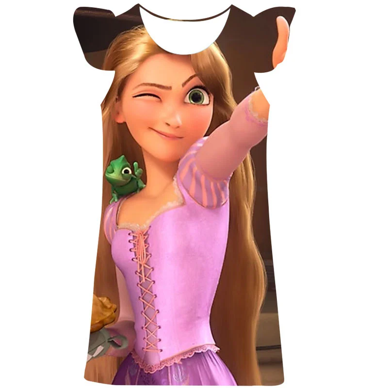 

Disney Princess Girls Dress Girls Clothes Children Clothing Summer Party Kids Dresses for Girls Toddler Girls Casual Dresses 9T