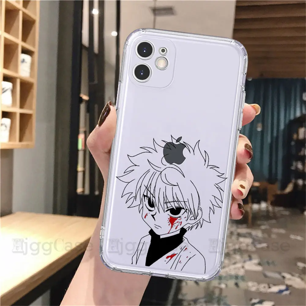 Матовый Силиконовый чехол Hunter X Для iPhone 11 12 13 Pro XR XS MAX SE 2020 7 8 Plus HXH прозрачный мягкий