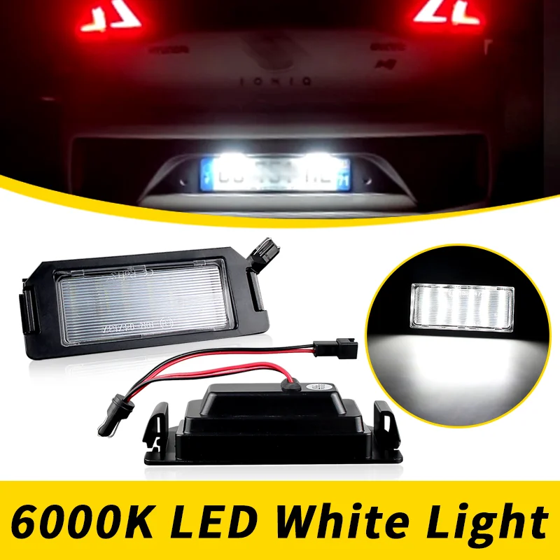 2 шт. светодиодная подсветка номерного знака для Hyundai I20 Veloster FS XG 30 Terracan HP Coupe GK 12V