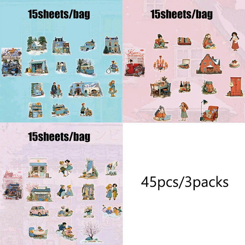 

Набор стикеров Mr.Paper «Зима» (45 шт.)