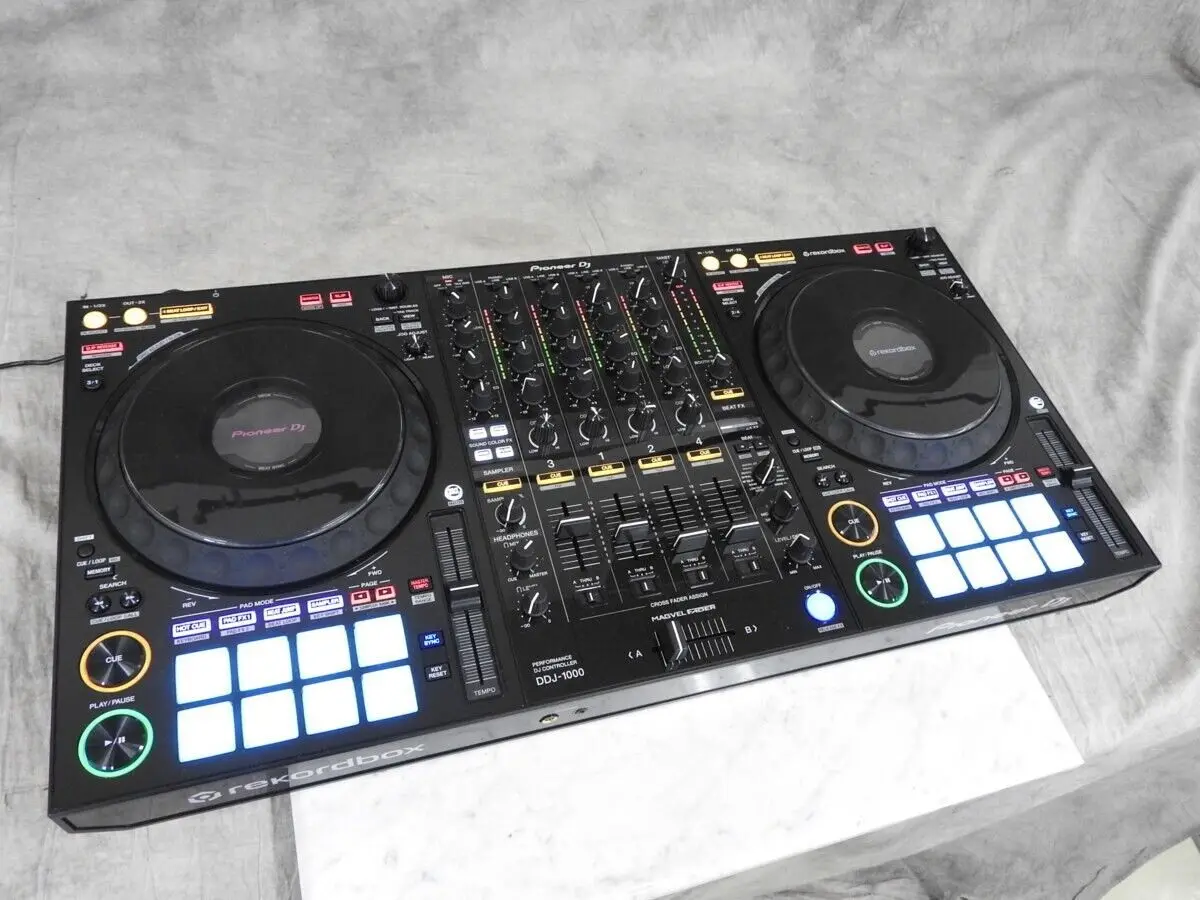 

SUMMER SALES DISCOUNT ON GOODS AUTHENTIC Pioneer DDJ 1000 4 Channel rekordbox dj Controller with Integrated Mixer Deluxe offer