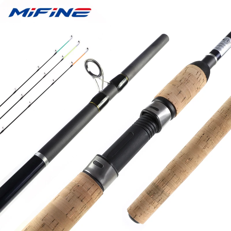 

MIFINE HULK SUPER FEEDER Fishing Rod Lure Weight 140G 3.0M/3.3M/3.6M/3.9M 3 Sections With 3 Tips Carbon Feeder Spinning Rod