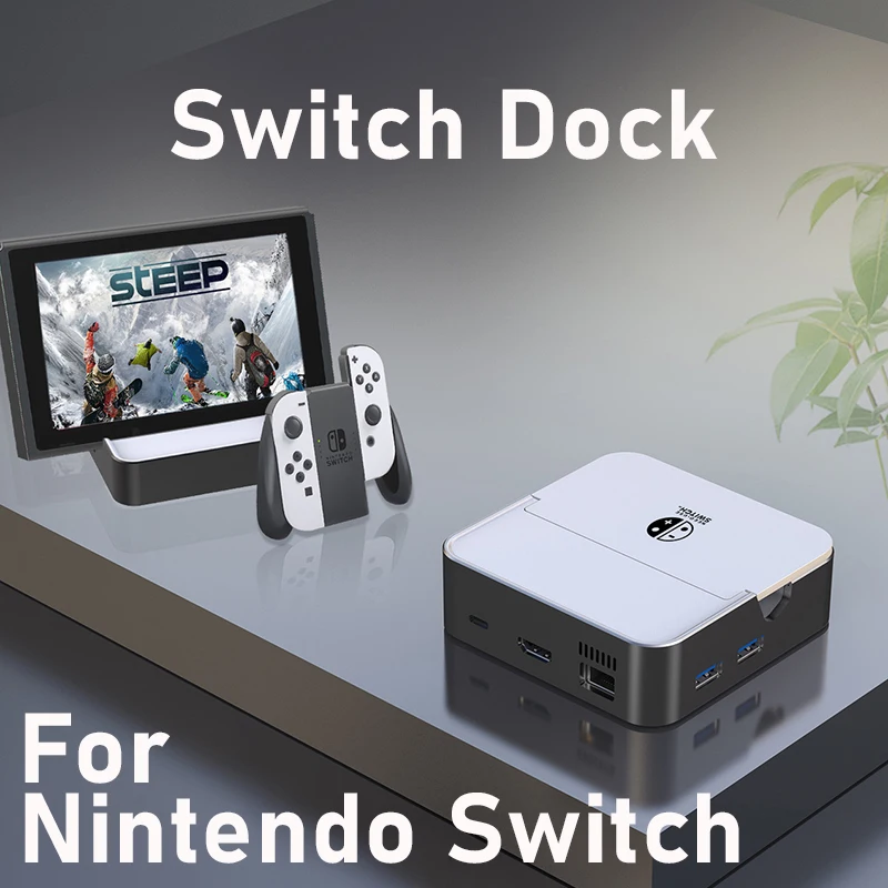 

Six-in-one Switch dedicated portable charging base Type-C to HDMI docking for station Nintendo Switch video converter PD adapter