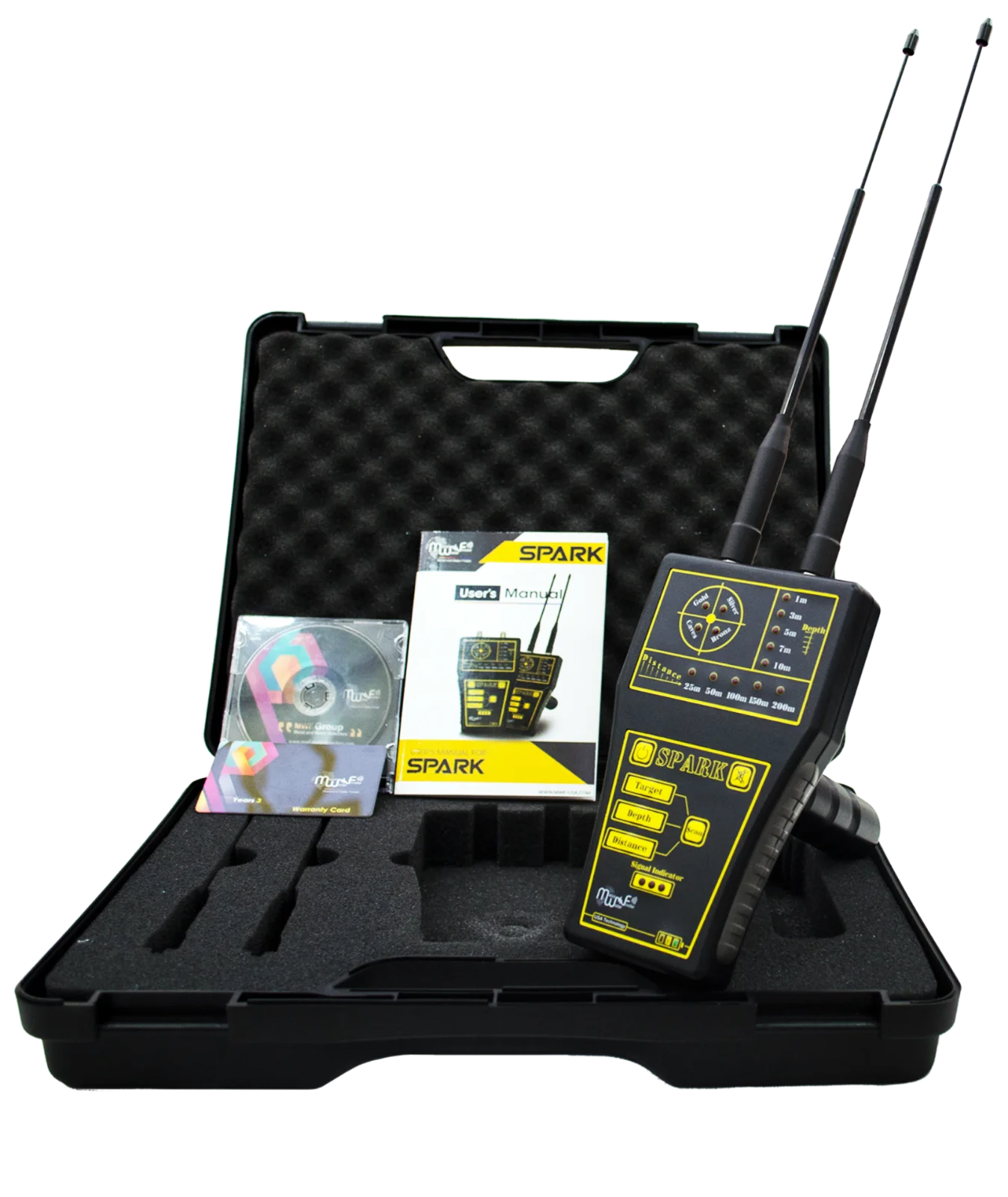 

MWF Spark Metal Detector Professional Deep