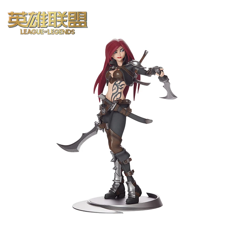 

League of Legends Katarina Du Couteau Medium Statues the Sinister Blade Anime Figures Toys Periphery Collectibles Action Model