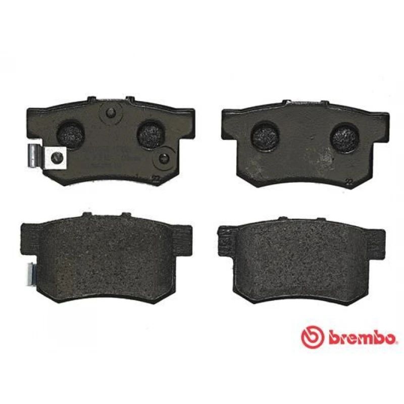 Колодки тормозные дисковые задние для Honda Jazz GD (Хонда Джаз) 2001-2008 BREMBO P 28 022 Задние