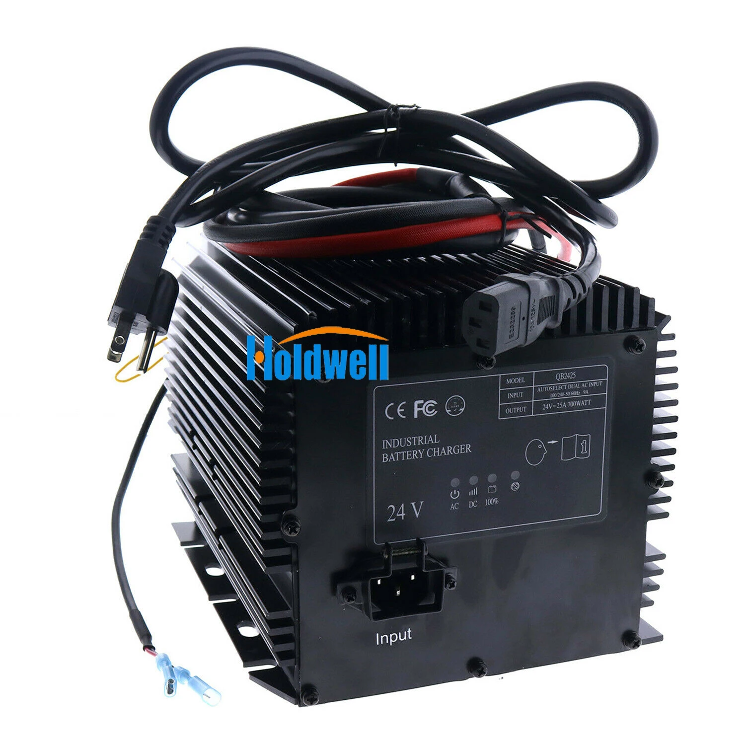 

Holdwell Battery Charger 24V 25A Signet HB600 HB600-24b Compatible for Genie Skyjack JLG Scissor Lift
