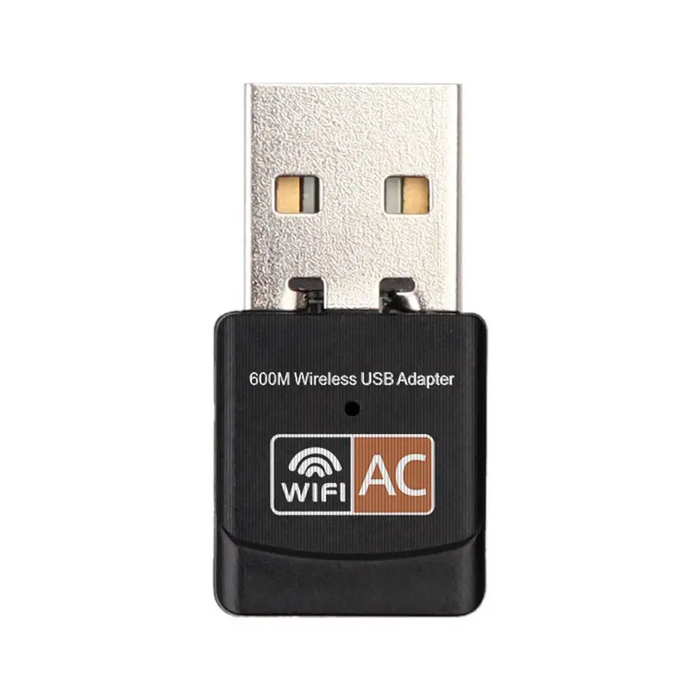 600 Мбит / с WiFi Беспроводной USB-адаптер 2,4 G и 5 ГГц Беспроводной USB-ключ USB Adaptador для Windows XP/Vista/Win7/Win8/Win10//Linux