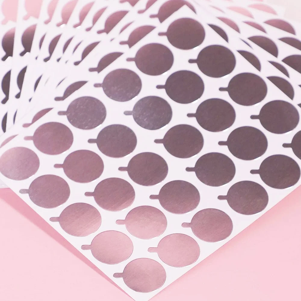 

TPOK 300PCS Professional Glue Pads Eyelash Extension Foil Sticker Glue Holder Pallet Paper Lashes Stickers Beauty Makeup Tool