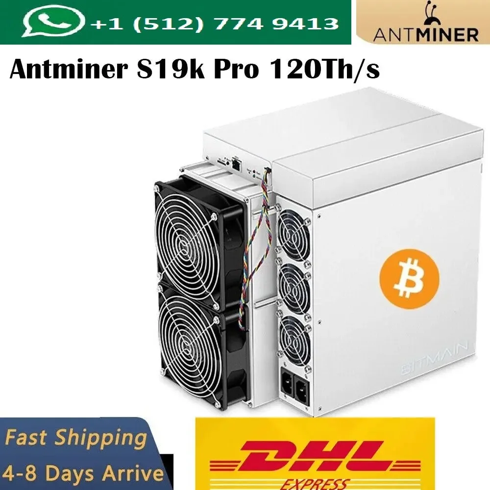 ИДЕАЛЬНАЯ ПРЕДЛОЖЕНИЕ КУПИТЕ 5 ПОЛУЧИТЕ 3 БЕСПЛАТНО Новый Bitmain Antminer S19K pro 120T Bitcoin