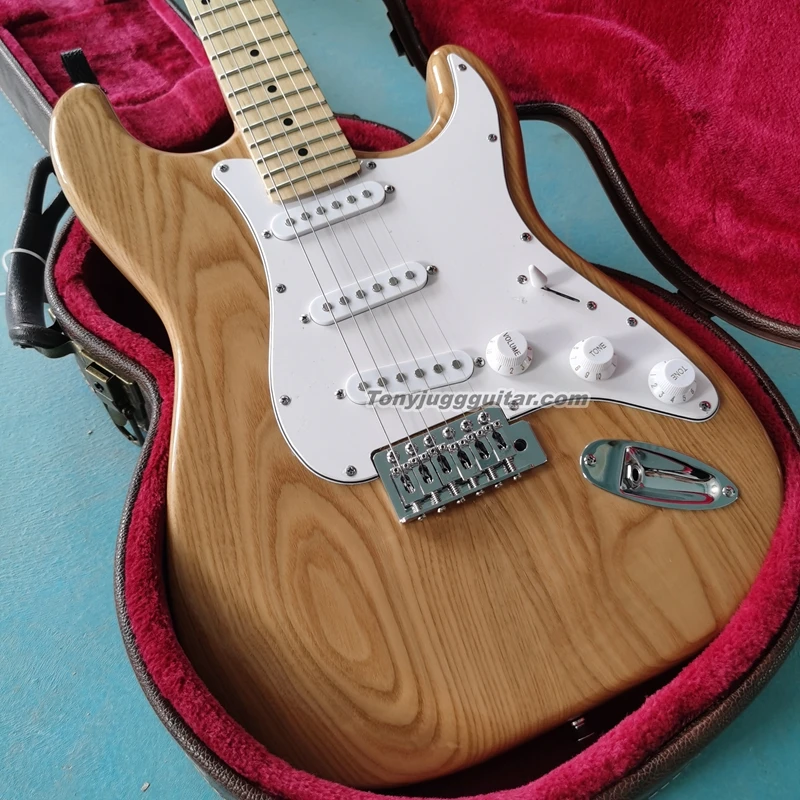 Пользовательский магазин ST электрическая гитара Кленовая горловина &amp Гриф гриф