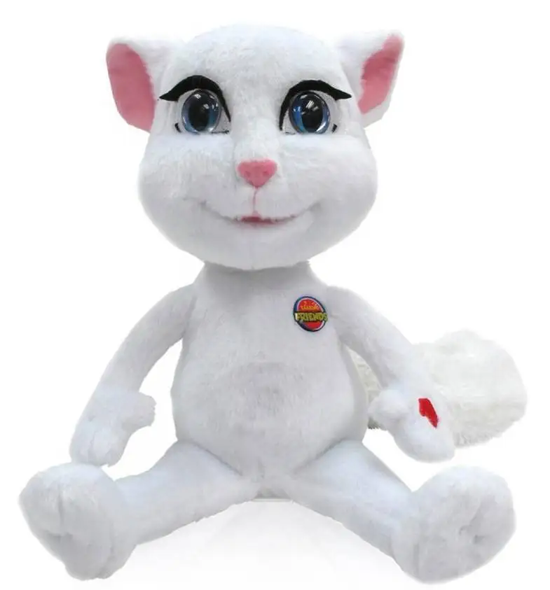 New Talk Back Tom Ben Angela Or Ginger Talking Friends Soft Plush Toys Official 