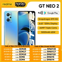 realme Neo Snapdragon 870 Octa Core 8GB 256GB 6 62  120Hz AMOLED Display 64MP Triple Camera 65W