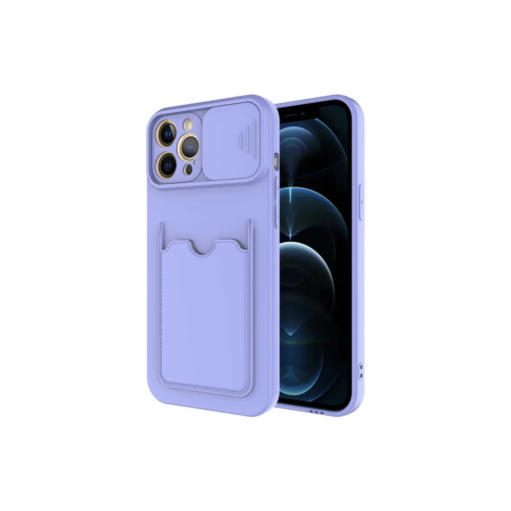 

Apple Iphone 11 Camera Protection Phone Case with Card Compartment