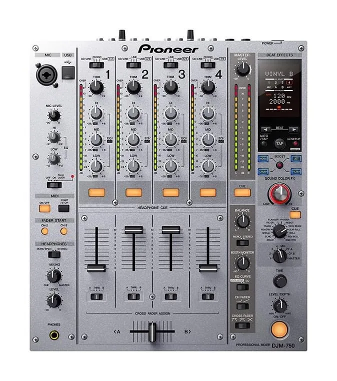 

Потребительский цифровой DJ микшер Pioneer DJM750 с низким энергопотреблением