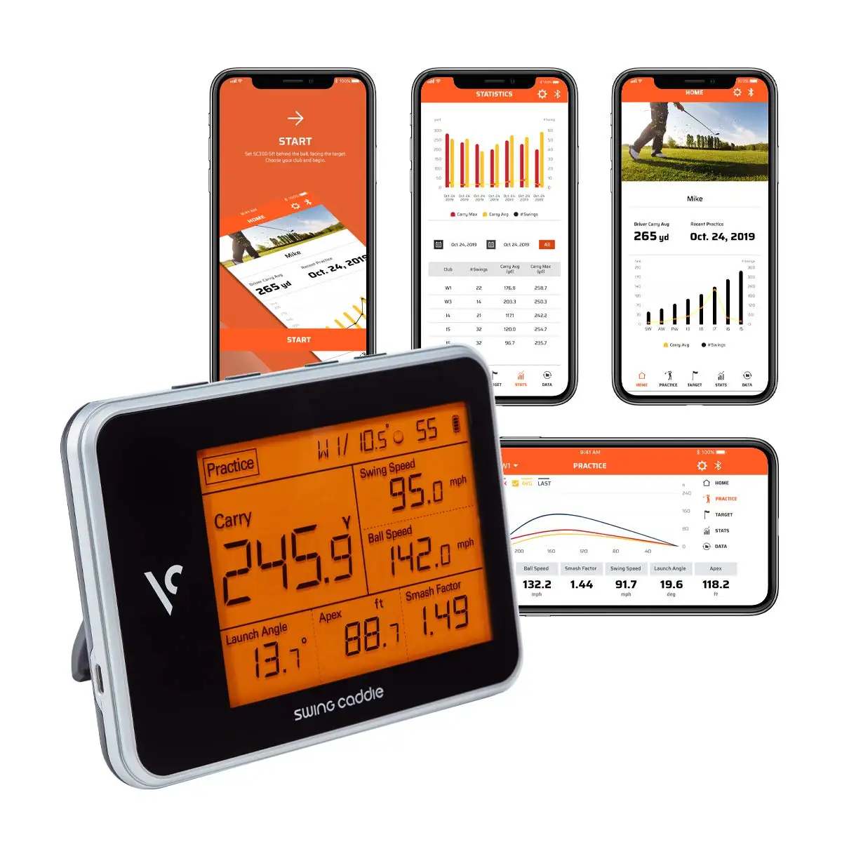 

NEW DISCOUNT Swing Caddie SC300i Golf Launch Monitor