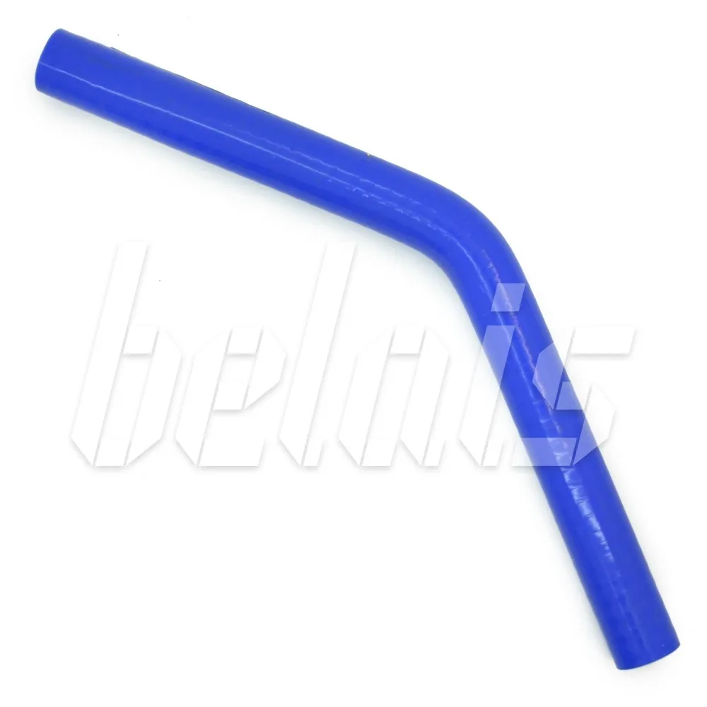 Силиконовый патрубок 45° Ø10 мм 150/150 (BLUE) #BEL45-10BLUE