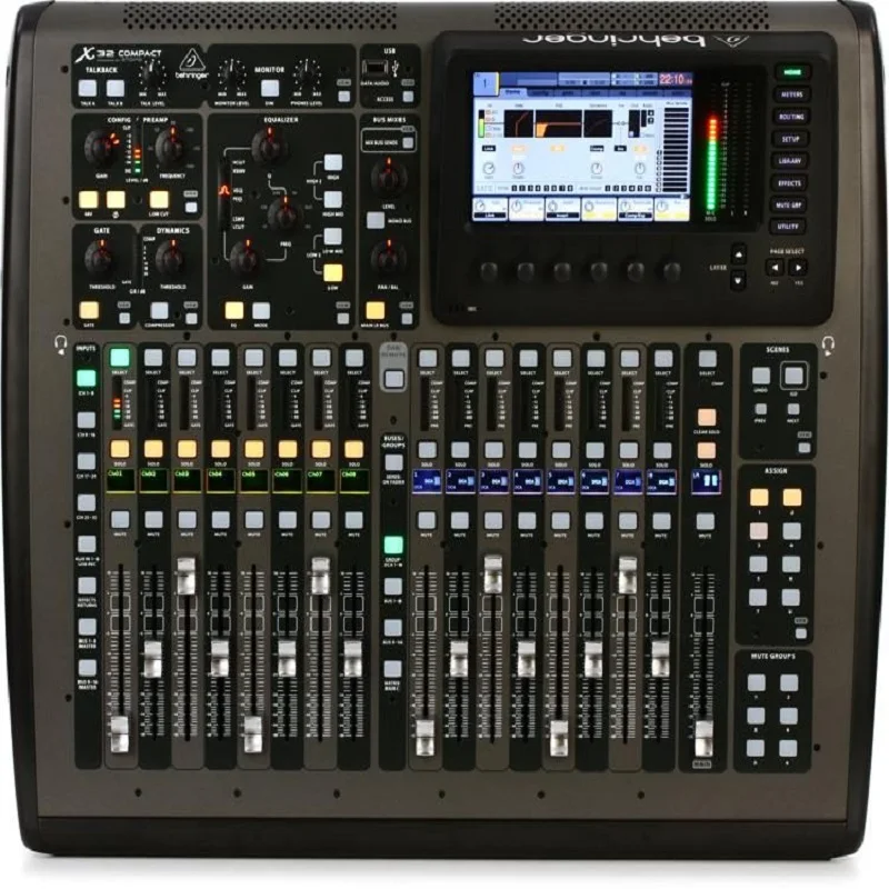 

Top Behringer X32 Компактная 40-входная 25-шиновая Цифровая микшерная консоль