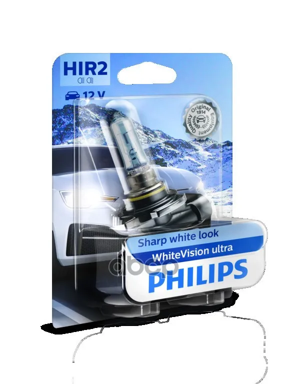 Фото Лампа Hir2 Whitevision Ultra B1 Philips арт. 9012WVUB1 №1