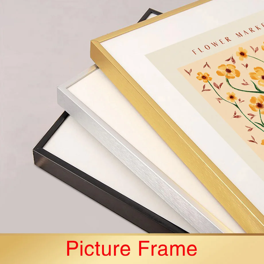 A4 Pictures Photo Prints Poster Canvs Painting Frame Set For Desktop Display Hanging On The Wall |