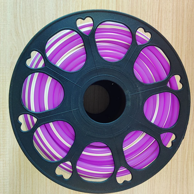 

Силиконовая гибкая неоновая лента qiyoung 6мм 8мм 10 цветов