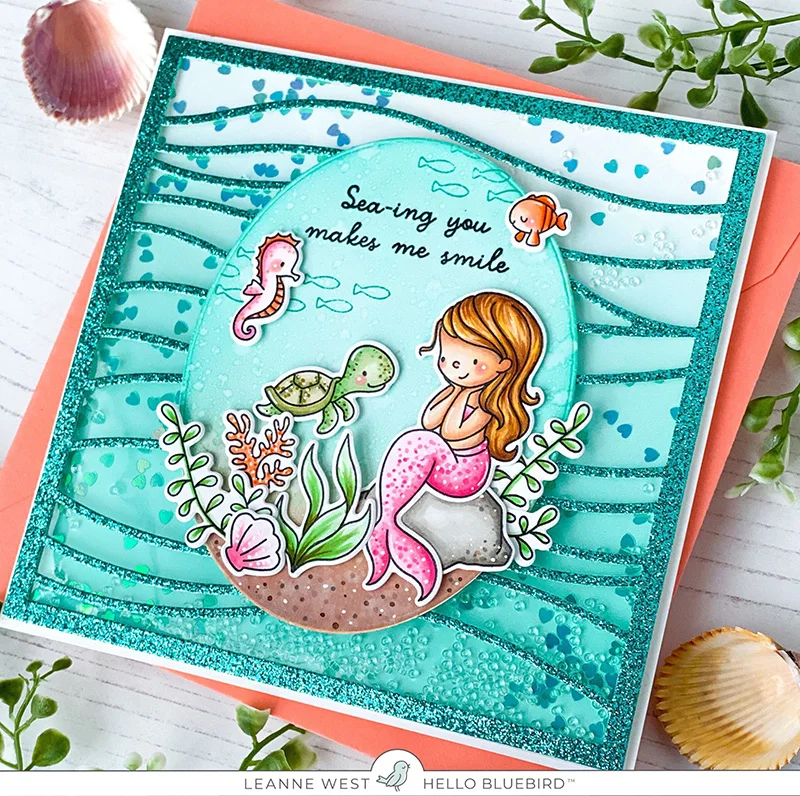 AliliArts Sea Friends металлические Вырубные штампы и искусственные бумажные ножи форма