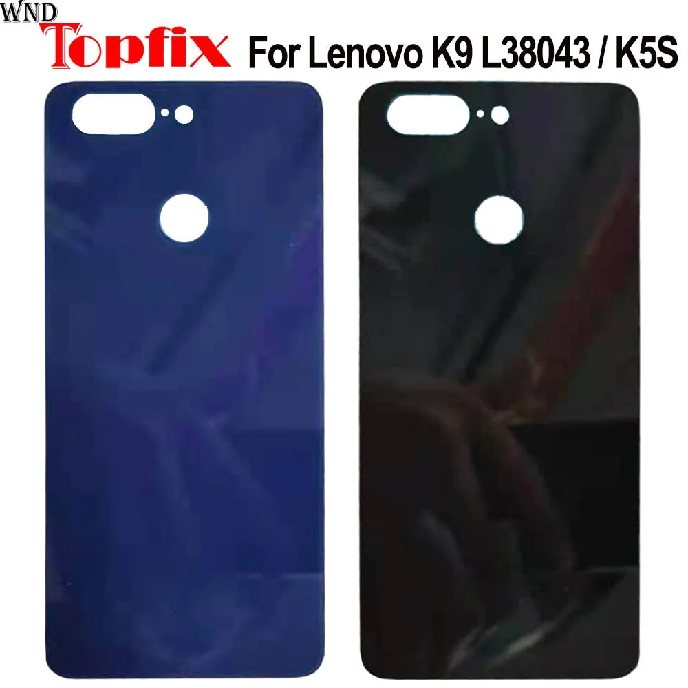 Крышка батарейного отсека для Lenovo K9 Задняя стеклянная панель задняя крышка