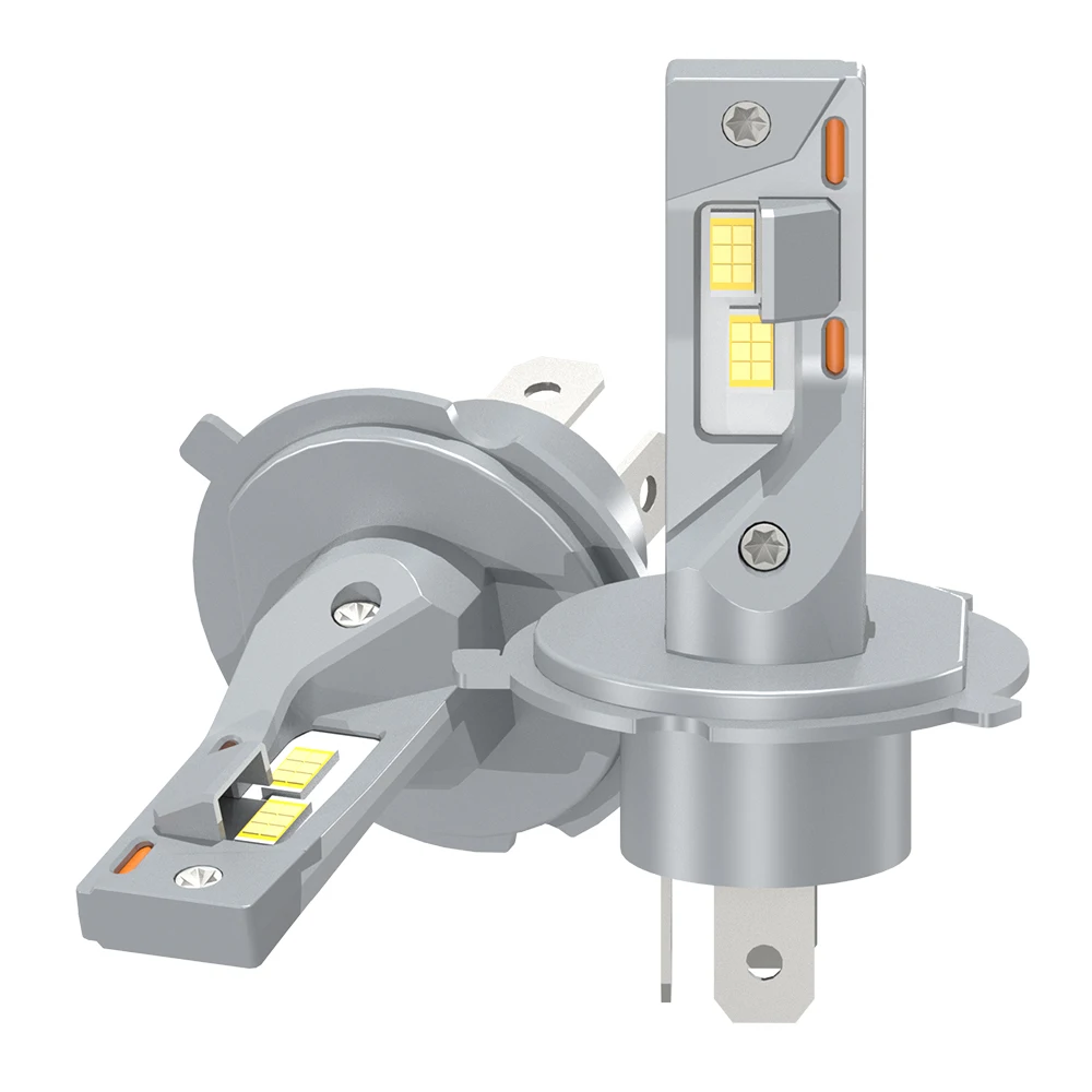 

Универсальные Светодиодные Лампы H4 Для Фар Автомобиля, 12В-24В, Постоянный Ток, 15000 Лм, Высокая Интенсивность, Без Вентиля...