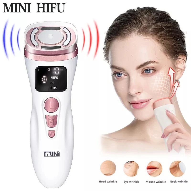 

NEW Mini HIFU Machine Ultrasound Machine RF Fadiofrecuencia EMS Microcurrent Lift Firm Tightening Skin Wrinkle Anti-Wrinkle Tool