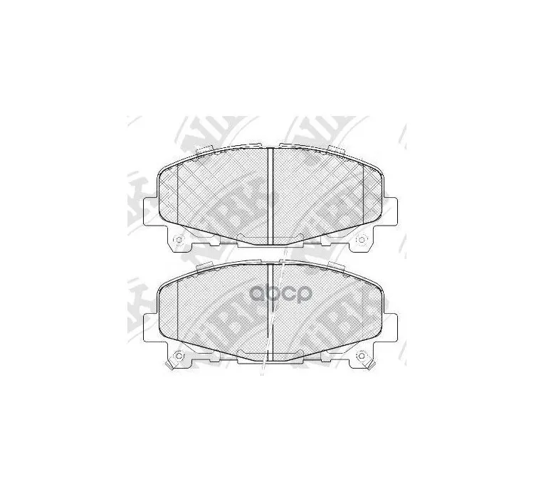 Колодки Тормозные Дисковые Honda Accord 2008-2015 Pn8865 NiBK арт. PN8865
