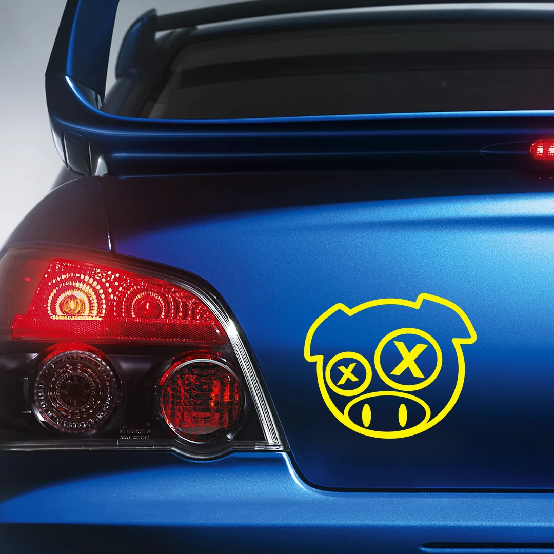 Стикер на авто - Свинка SUBARU виниловая наклейка виниловый стикер для Наклейка