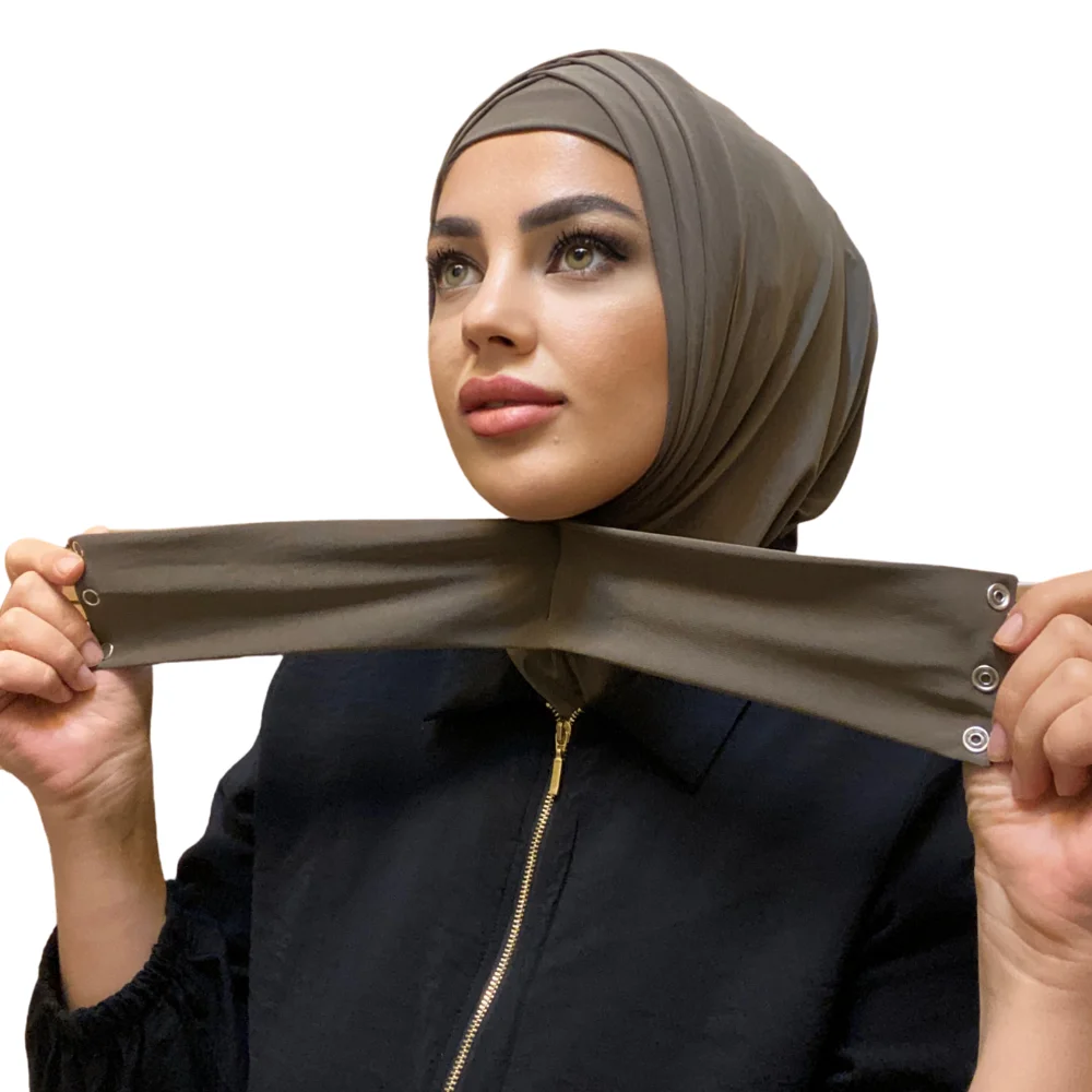 Практичный готовый хиджаб шарф шаль осенне-зимняя женская одежда 2023 сезон