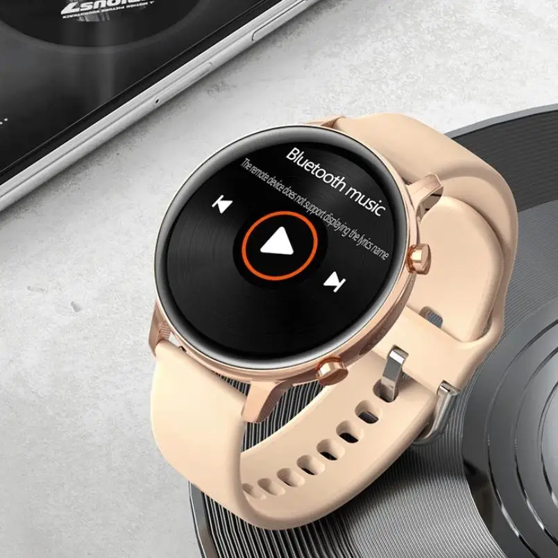 

Laies Smart Watch S33 Dafit Customized Watchface Bluetooth Calls APP Information Reminder Music Player Sport Smartbracelet Women