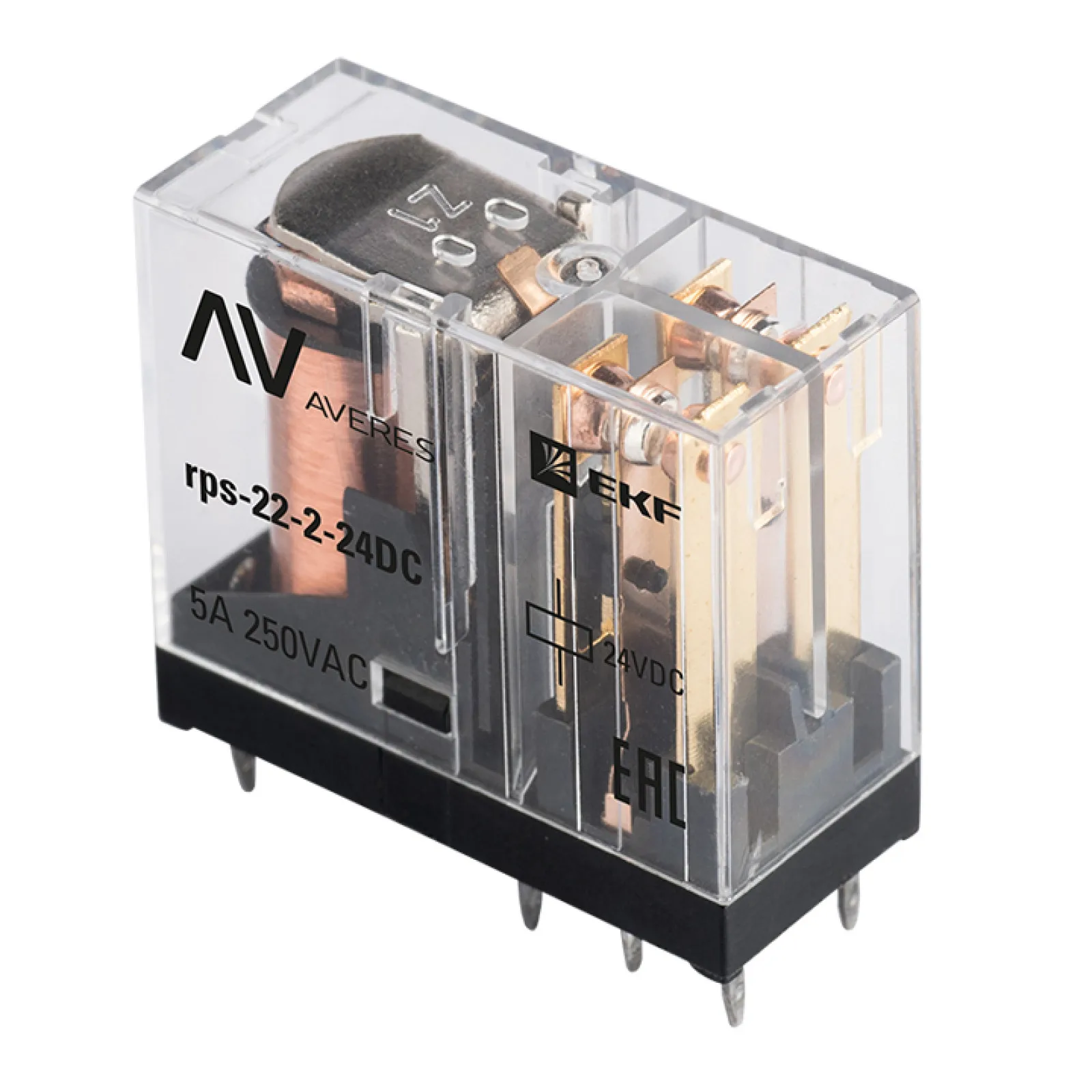 RP Slim 22/2 5A 24V DC EKF Averes Промежуточное реле коммутации запасные части аксессуары ремонт электрической бытовой техники Улучшение домашней электроустановки.