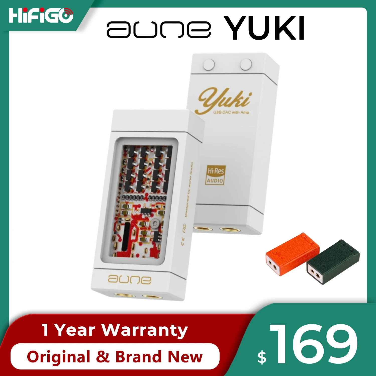 AUNE Yuki Dual CS43198 USB DAC с усилителем для наушников