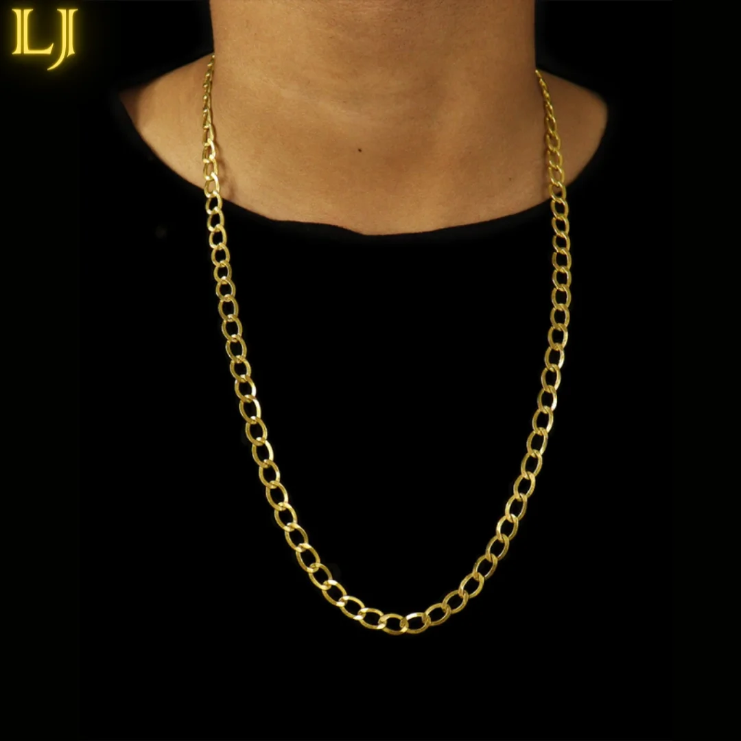

Italian Nordic Gold Chain 7mm Old Coin Men's Cord-Shine and Color 1 8K Eternal! Ancient Currency Jewelry