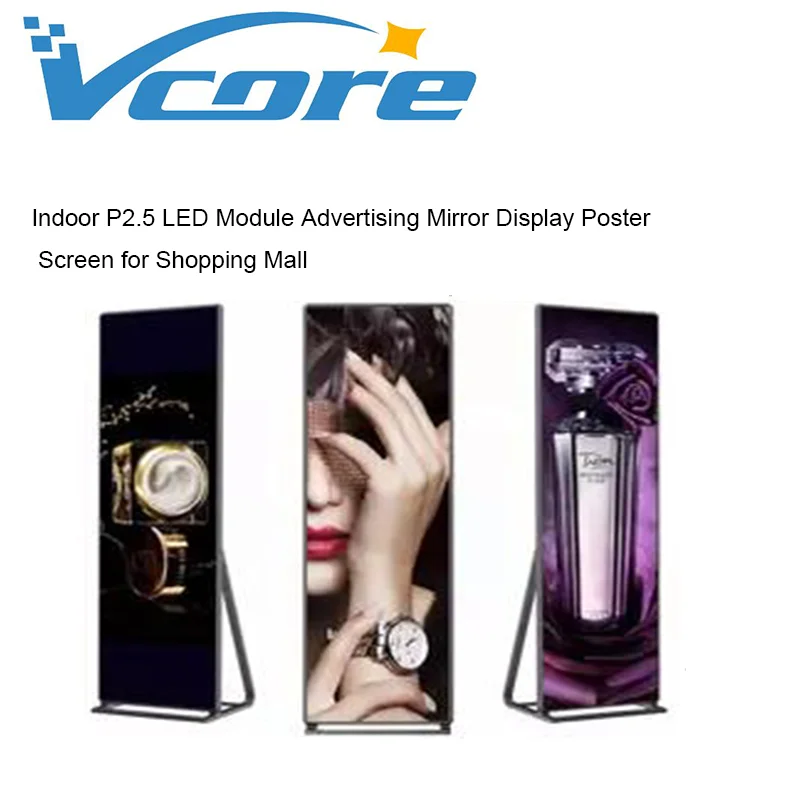 Внутренний светодиодный модуль P2.5 рекламный зеркальный дисплей постер экран для