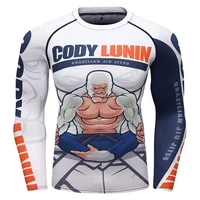 cody lundin mens running compression t shirts quick dry running fitness tight sportswear gym sport long sleeve shirt