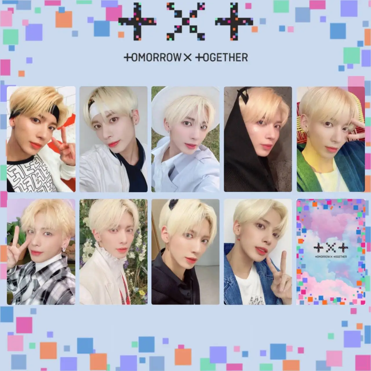 8 шт./комплект закладка для карточек TXT Minisode для коллекционирования.