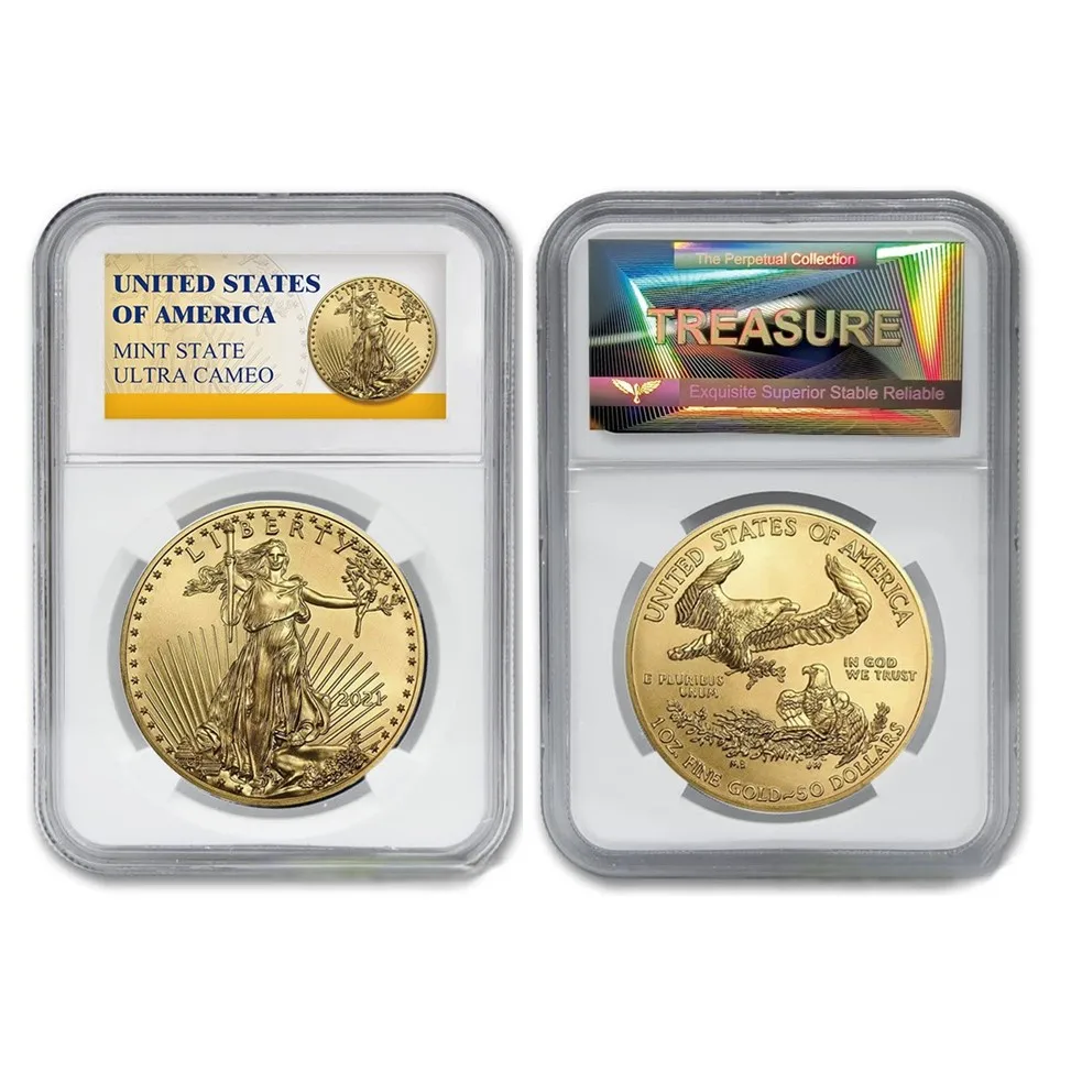 

2023 USA Liberty Gold Coins Eagle Coins US Coins Gold Plated Commemorative Coins Collection