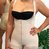 fajas colombianas skims open chest sleeveless bodysuit slimming body shaper tummy control shapewear